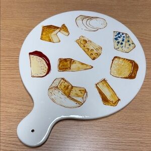 Ashland Ceramic Paddle Cutting Cheese Serving Board